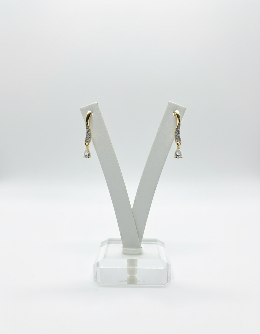 Brinco base longa com gota